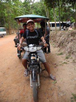 Me, riding a Tuk Tuk