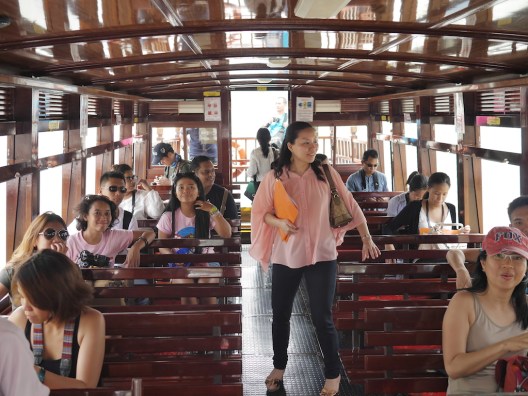 Inside the bumboat