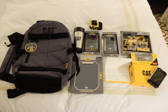 Surprise gifts from Caterpillar