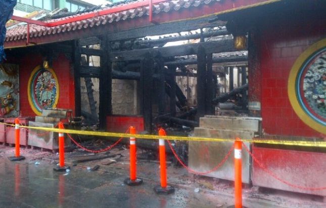 Vihara Dharma Bhakti kebakaran