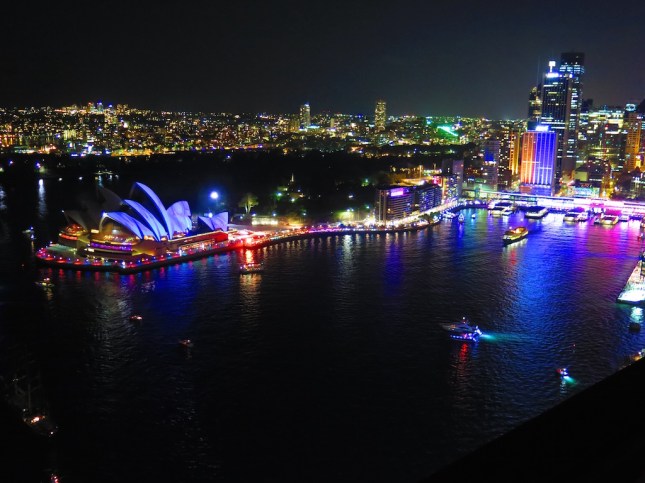 Sydney Bridge Climbing Vivid