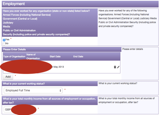 Aplikasi online visa Inggris