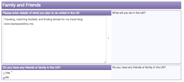 Aplikasi online visa Inggris
