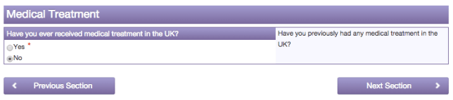 Aplikasi online visa Inggris