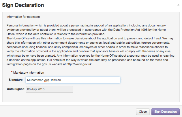 Aplikasi online visa Inggris