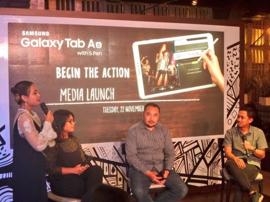 Launching Samsung Galaxy Tab A - Begin The Action