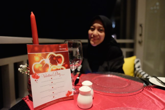 Romantic dinner at Sheraton Bandung