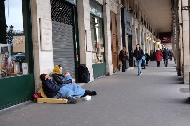 Beggar in Paris