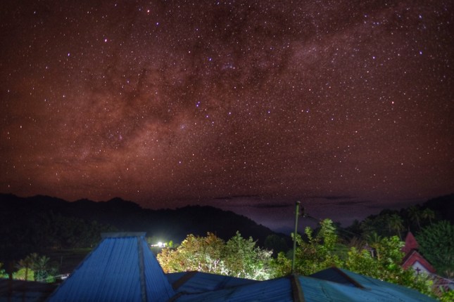 Milky Way over Moni