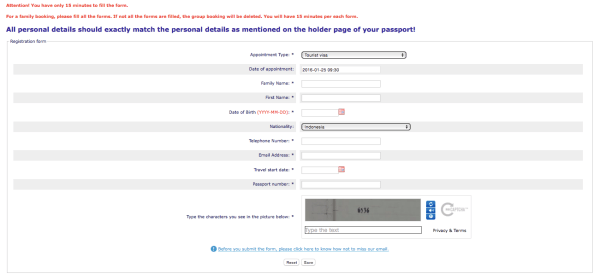 Schengen Visa Appointment