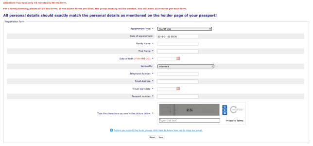 Schengen Visa Appointment