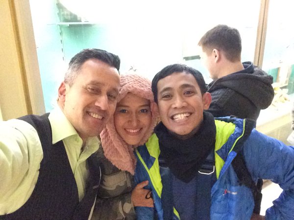 Selfie with Om Michael