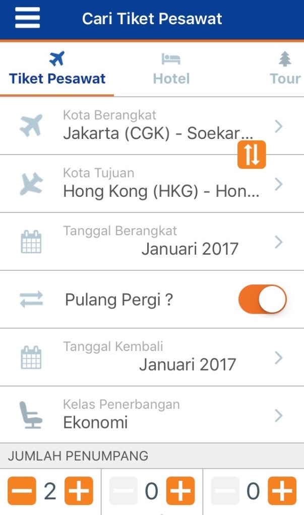 Dwidayatour Mobile Application