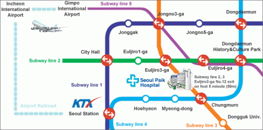 Myeongdong Map