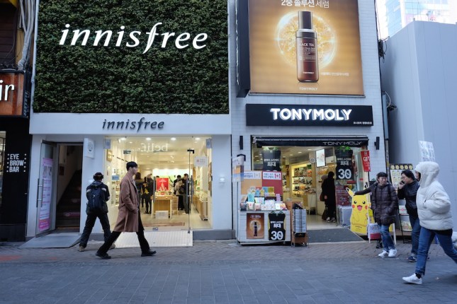 Shopping in Myeongdong