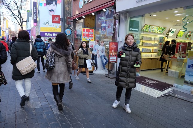 Shopping in Myeongdong