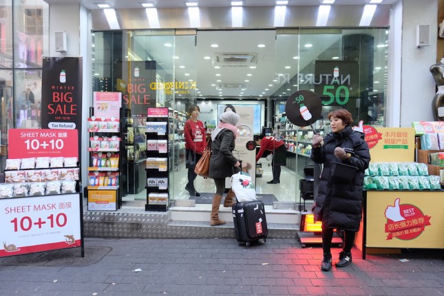 Shopping in Myeongdong