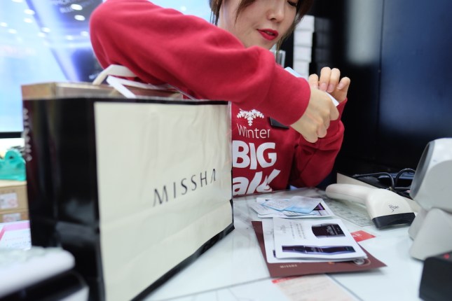 Shopping in Myeongdong