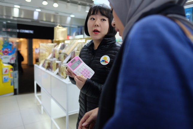 Shopping in Myeongdong