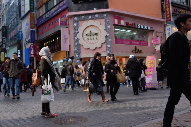 Shopping in Myeongdong