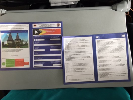 Customs Declaration Timor Leste