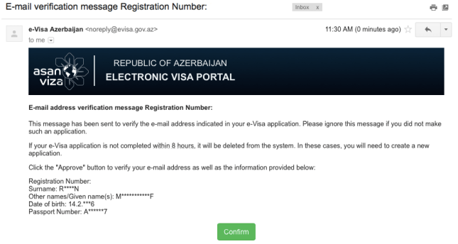 e-Visa Azerbaijan