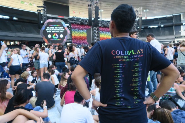 Coldplay Paris