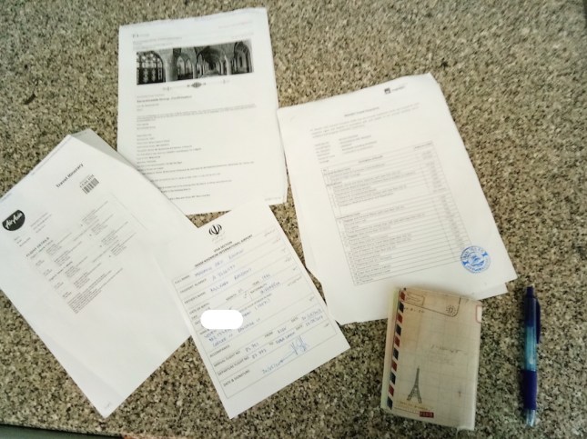 Kelengkapan Visa Iran