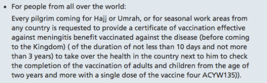 Persyaratan Vaksin untuk Umrah