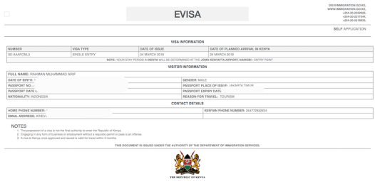 e-Visa Kenya