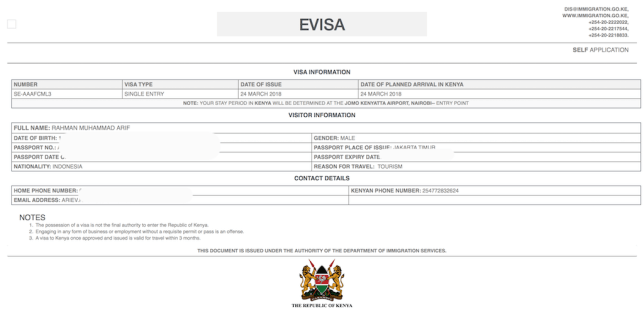 e-Visa Kenya