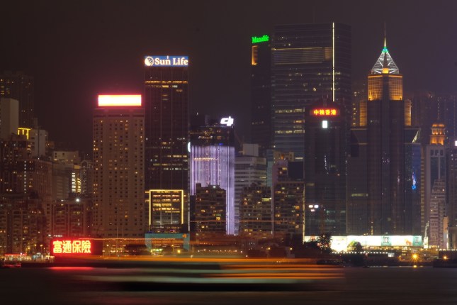 Night at Hong Kong