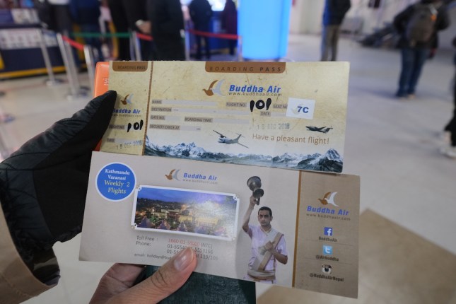 Tiket Fisik Buddha Air