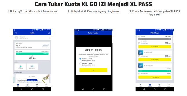 XL GO IZI - XL Pass