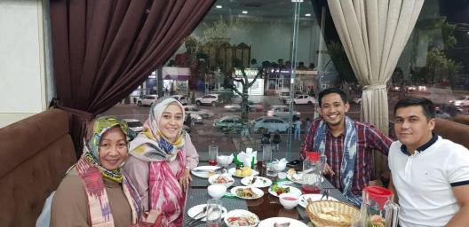 Dinner in Uzbekistan