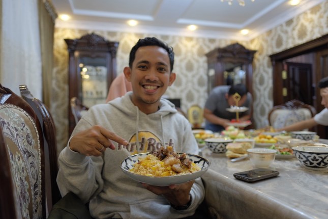 Dinner with Uzbekistan Family