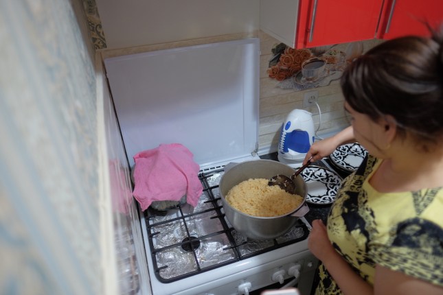 Dinner with Uzbekistan Family