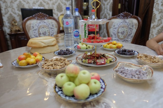 Dinner with Uzbekistan Family