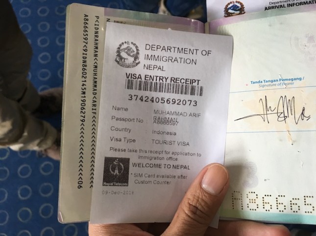 Visa on Arrival Nepal