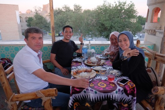 Lunch in Uzbekistan