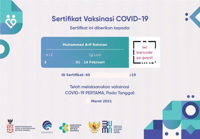 Vaksinasi Corona Gratis